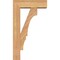 Ekena Millwork Balboa Block Smooth Bracket w/ Offset Brace, Western Red Cedar, 5 1/2"W x 16"D x 28"H BKT0604X16X28BOA05SWR - alternate 3
